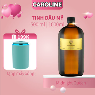 Tinh dầu xông thơm phòng CAROLINE hương Nước Hoa cao cấp Midnight Queen, hương quyến rũ - Chính Hãng
