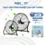 Quạt sàn công nghiệp cao cấp YUENIU cắm điện, công suất 130w 16inch, quạt chân quỳ, 4 tốc độ gió - Bảo hành 12 tháng