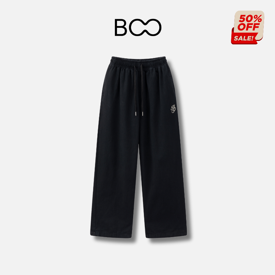Ảnh Quần khaki BOO Unisex Dáng Xuông rộng Cúc gấu Essential Tape 1