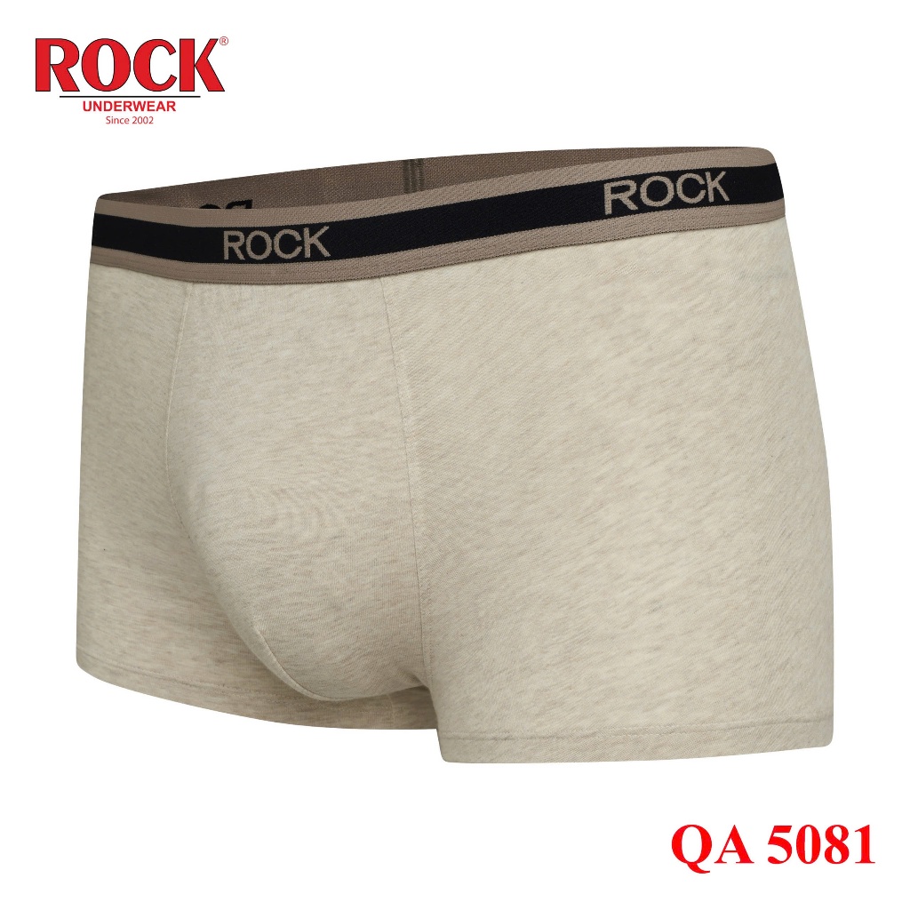 Quần Lót Nam ROCK QA 5081 Chất Liệu Vải Cotton Bản Lưng To, Quần Lót Nam Cotton Vải Thoáng Khí Thấm Hút Mồ Hôi