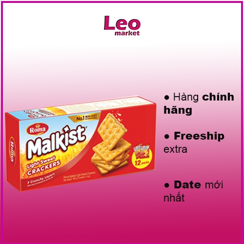 Bánh ROMA Malkist Cream Crackers Hộp (Đỏ) 168g Indonesia | Shopee Việt Nam