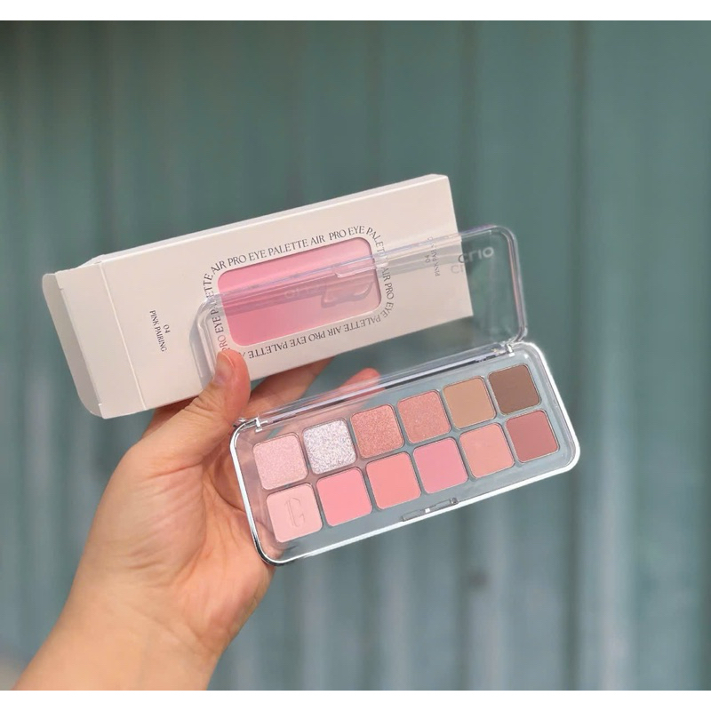 Tổng hợp Bảng mắt Clio 12 ô Air Pro Eye Palette số 02, 04, 09, 10, 11, 12, 101. Tông hồng tím nhẹ nhàng, quyến rũ.