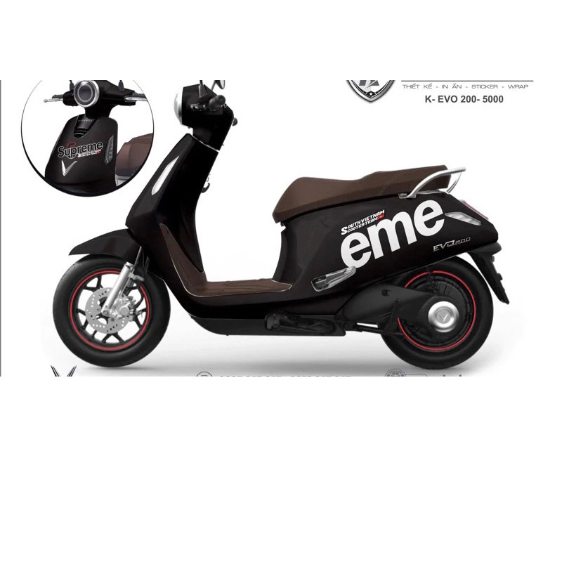 Tem xe điện evo 200 siêu đẹp