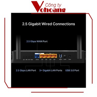 Router Wifi 7 TP-Link Archer BE230 Băng Tần Kép Chuẩn BE3600 WAN 2.5Gbps Vùng Phủ Rộng, Kháng Nhiễu, Tốc Độ Cực Cao