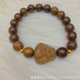 Vòng Tay Trầm Hương Phối Bi V24k Hoàn Khắc (Nam + Nữ) - Phụ Kiện Hoa