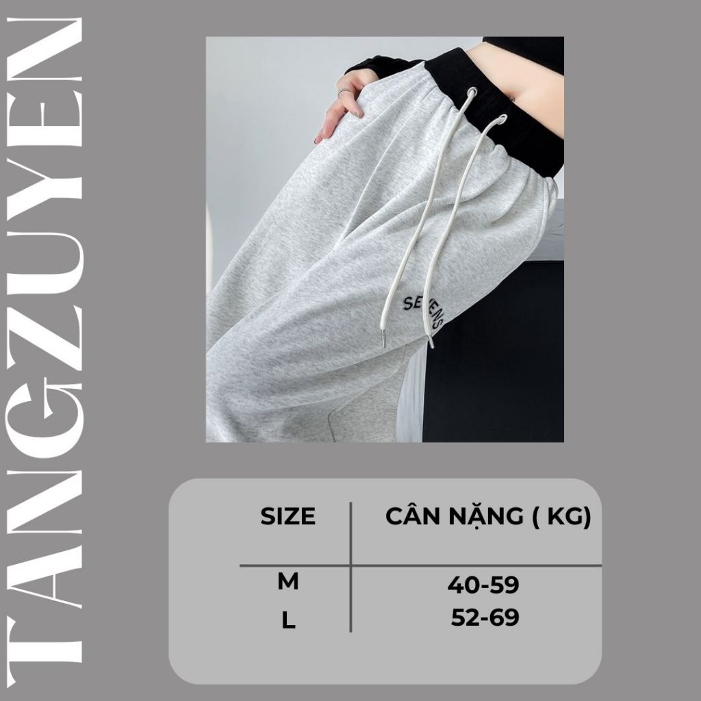 Quần ống rộng nam nữ túi hộp kép nhấn 2 li đầu gối có chốt rút gấu chạp chun dây rút cá tính Quần dài ống suông T596G