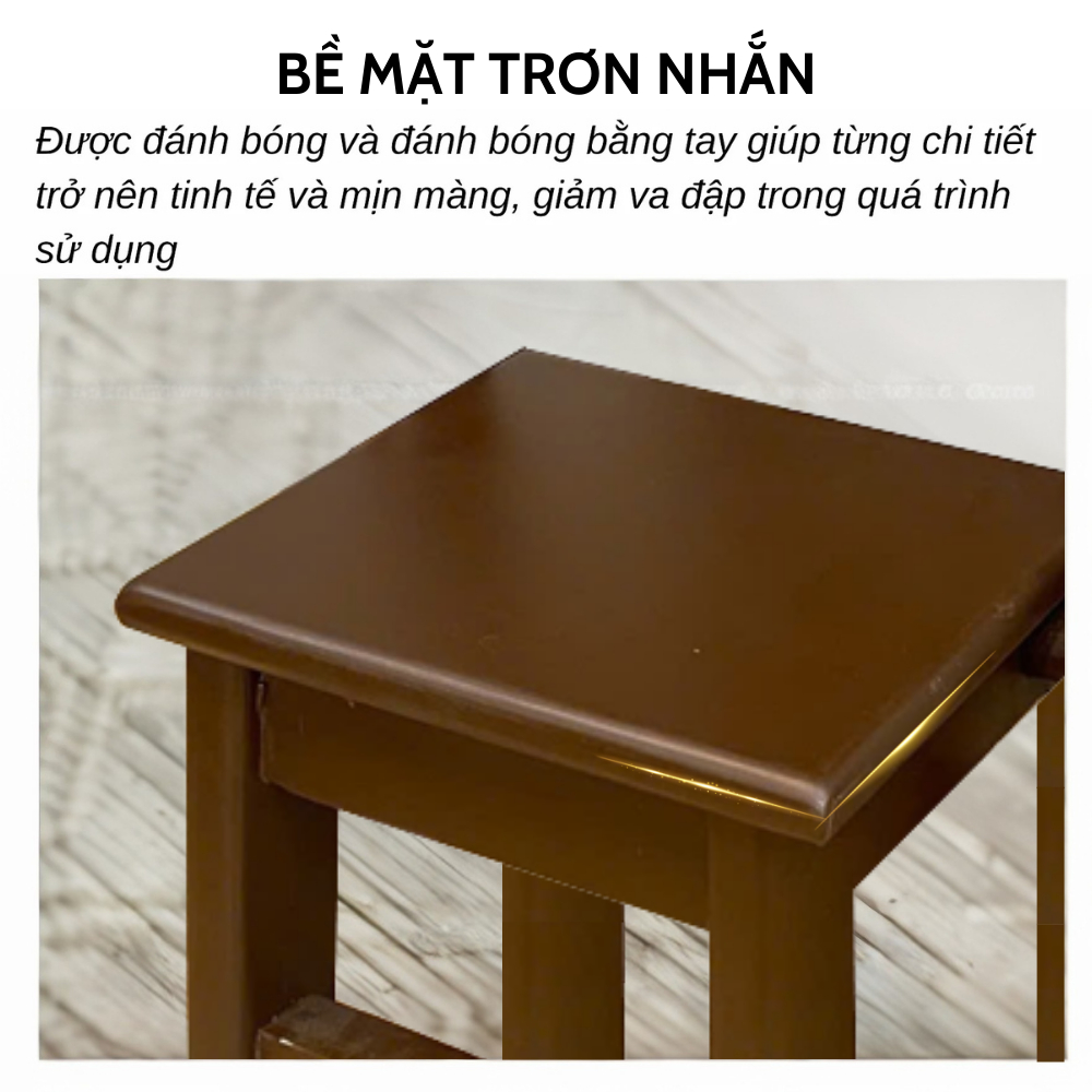 [DEAL SỐC T4] Ghế đẩu gỗ 2 bậc gấp gọn đa năng, ghế thắp nhang, thang cao phù hợp decor | BigBuy360 - bigbuy360.vn