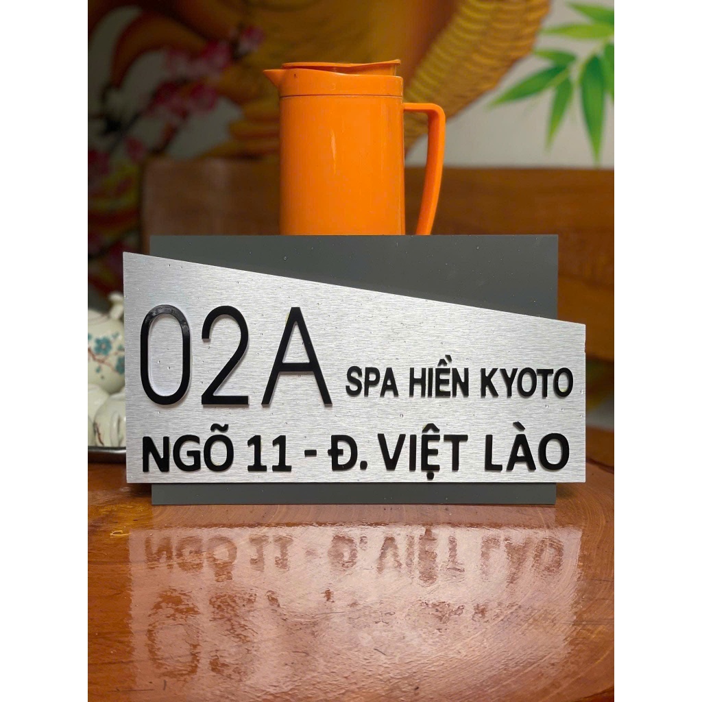 BẢNG, BIỂN SỐ NHÀ. Alcorest phong cách sang trọng tinh tế