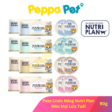 Pate Mèo - Pate Nutri Plan - Pate Chức Năng Cho Mèo Mọi Lứa Tuổi (90g)