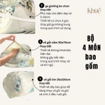 Bộ chăn ga gối 4 món Lụa Tencel Modal Khuê Home Concept mề mại thoáng mát đủ các size giường cho gia đình — ảnh 2