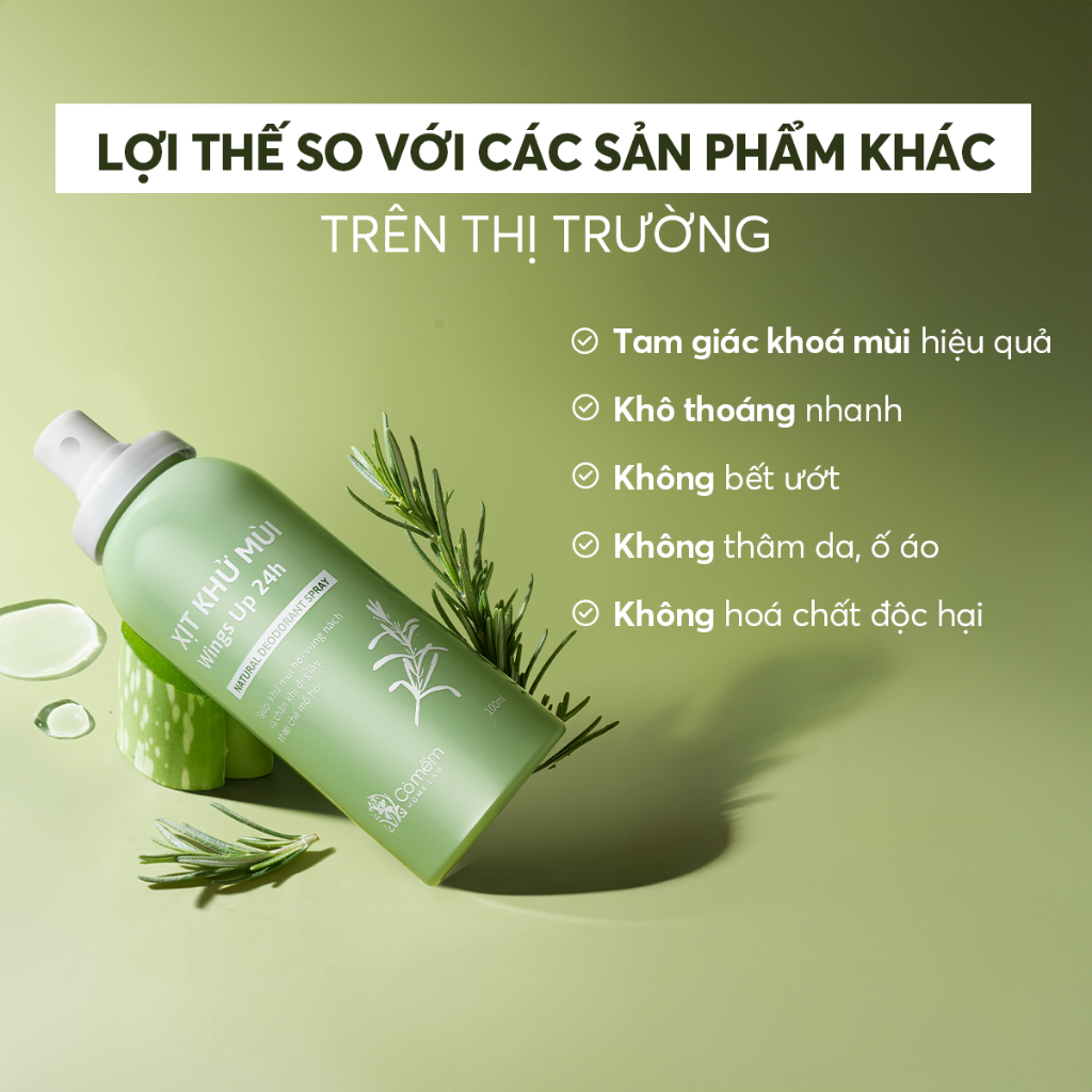 Ảnh Xịt Khử Mùi Wings Up 24h Khử Mùi Hôi Nách Hôi Chân Giảm Tiết Mồ Hôi Và Ngăn Ngừa Vi Khuẩn Gây Mùi Cỏ Mềm 100ml 2