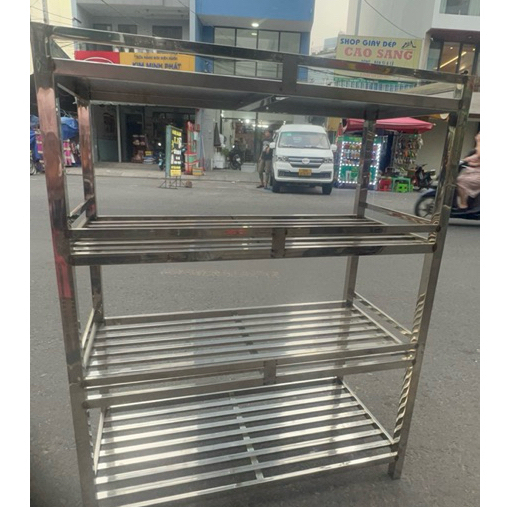 Kệ INox Bền Đẹp INox 100% đảm bảo chất luọng ( nhận đặt hàng theo yêu cầu)