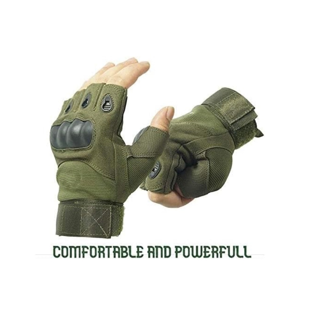Găng Tay Chiến Thuật Nửa Ngón_Tactical Half Finger Gloves