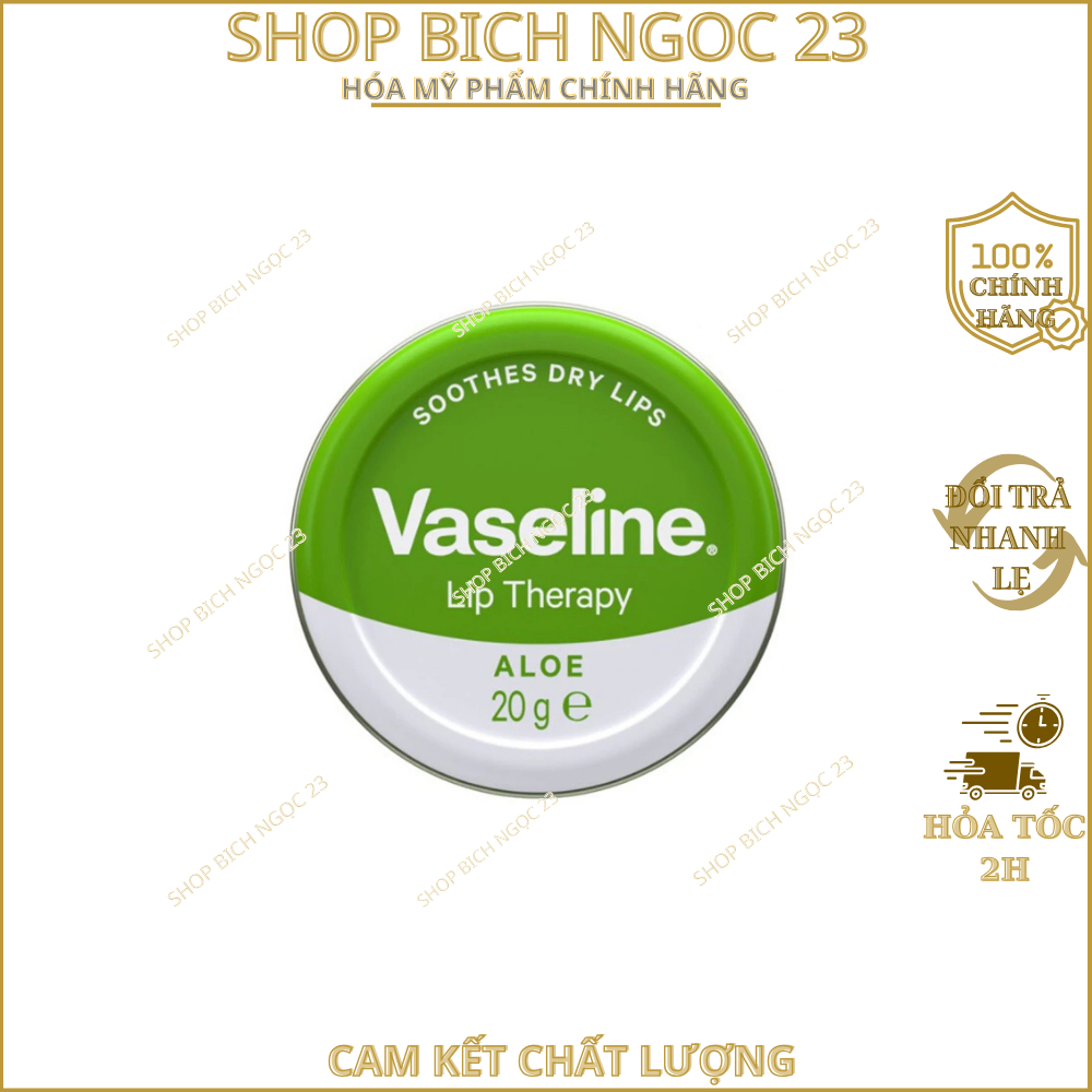 Son Dưỡng Môi Vaseline Lip Therapy Lips Sáp Dưỡng Ẩm Hồng Môi Hộp Thiếc 20g