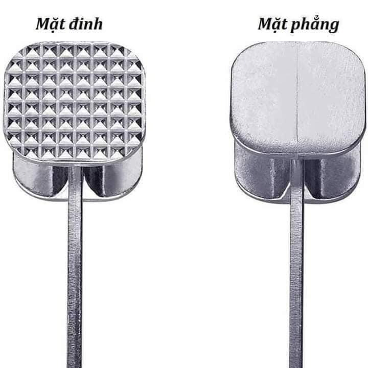 Búa Gang Đâm Dần Thịt, Đập Đá Màu Bạc, Dụng Cụ Xăm Dằm Làm Mềm Thịt Bò, Thịt Lợn 19 cm 100gr