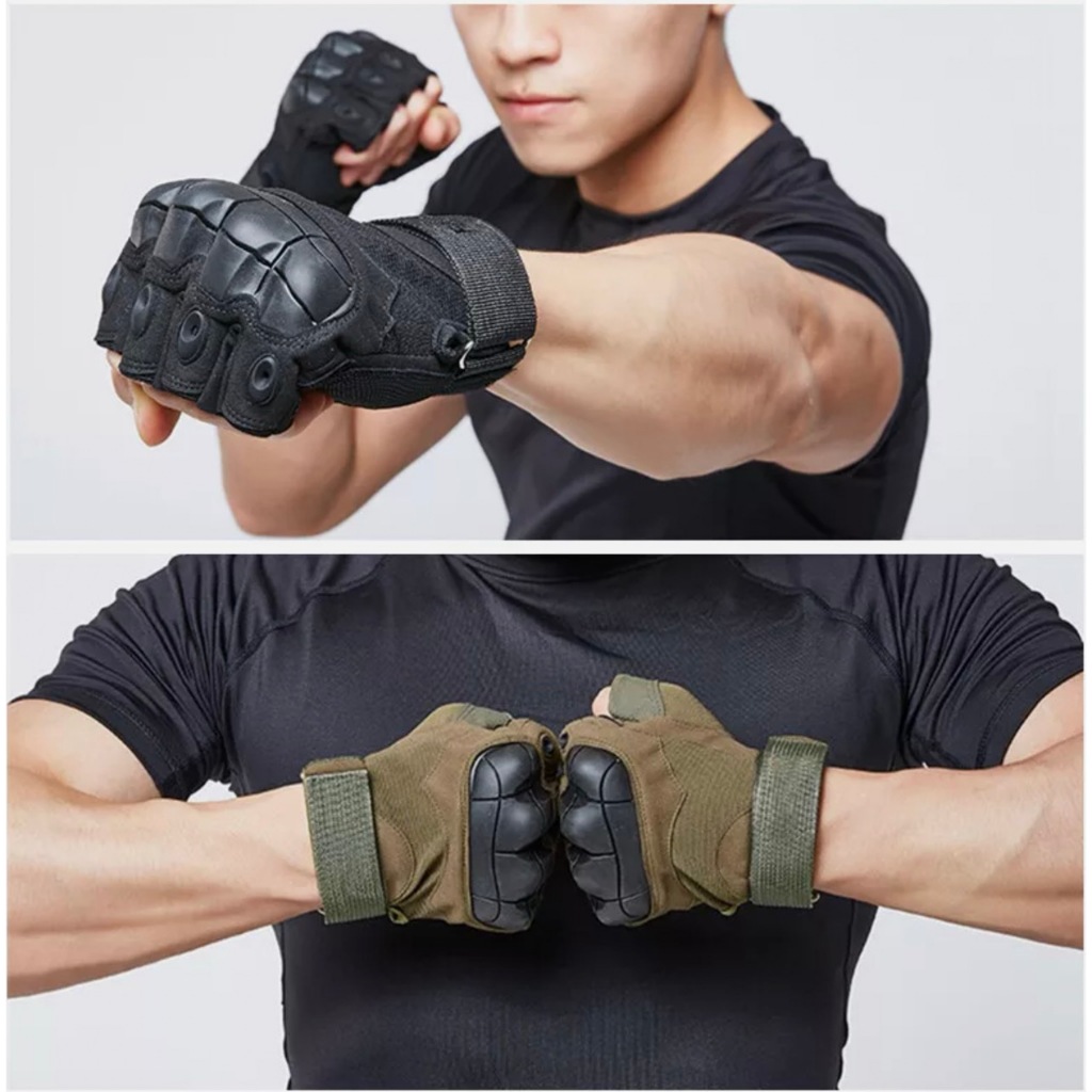 Găng Tay Chiến Thuật Nửa Ngón Siêu Bền_Tactical Gloves for Men