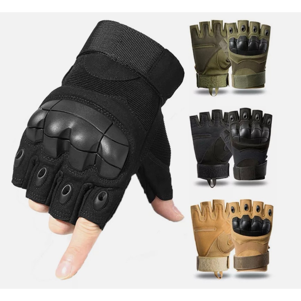 Găng Tay Chiến Thuật Nửa Ngón Siêu Bền_Tactical Gloves for Men