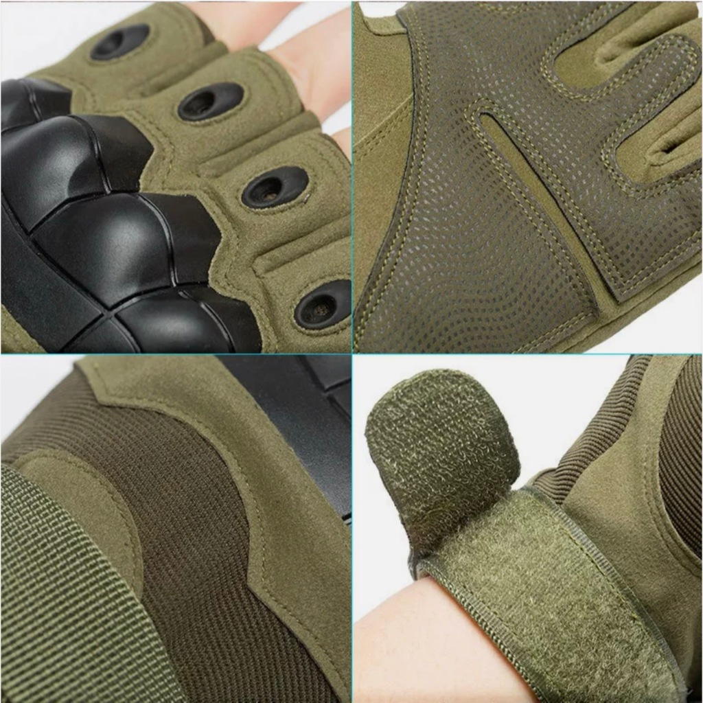 Găng Tay Chiến Thuật Nửa Ngón Siêu Bền_Tactical Gloves for Men