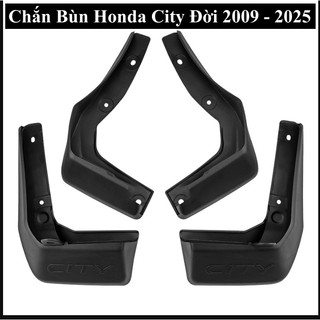 Chắn Bùn Honda City Chất Liệu Nhựa Dẻo Tặng Kèm Ốc Vít