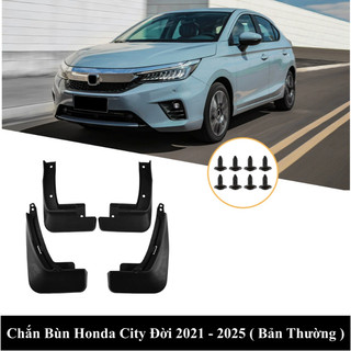 Chắn Bùn Honda City Chất Liệu Nhựa Dẻo Tặng Kèm Ốc Vít