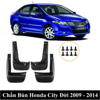 Chắn Bùn Honda City Chất Liệu Nhựa Dẻo Tặng Kèm Ốc Vít