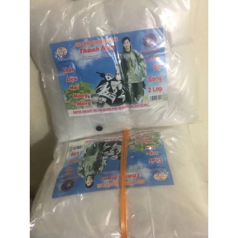 Bộ Áo Mưa Bộ Trong Suốt K25 Không Thấm Nước Áo Mưa Bộ Siêu Bền