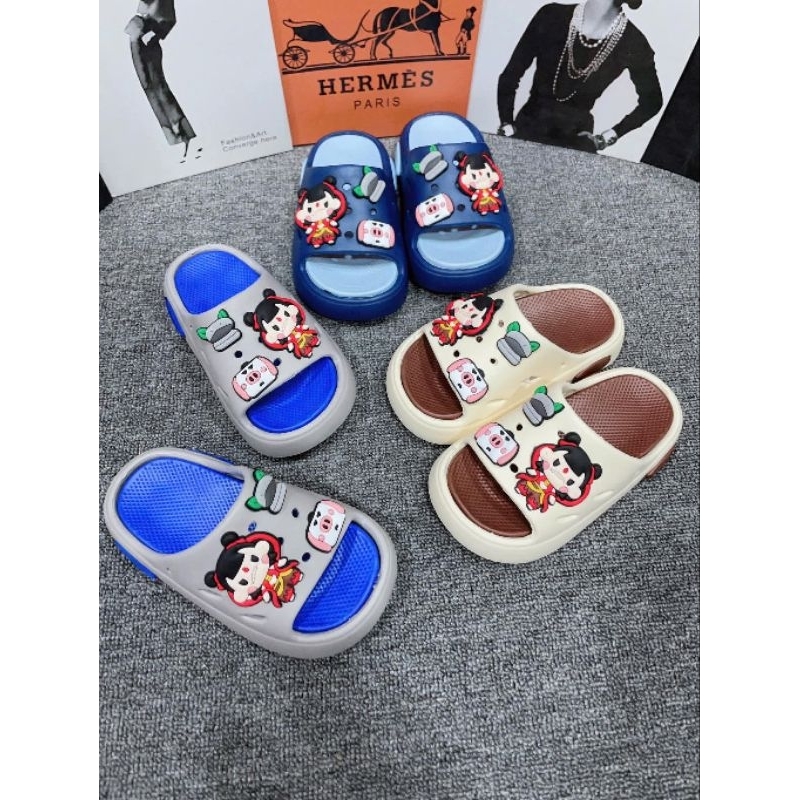 Dép quai ngang có sticker NATRA cho bé trai bé gáii | Shopee Việt Nam