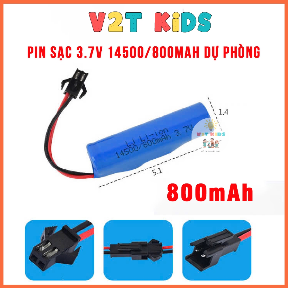 Pin sạc 800mAh cho xe đồ chơi