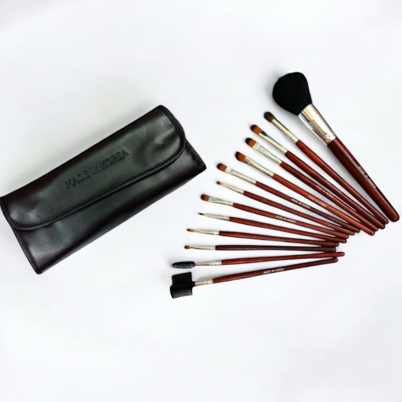 Bộ Cọ Trang Điểm Cá Nhân Korea 13 Cây – Lông Cọ Mềm Mại – Bám Phấn Tốt – Makeup Tự Nhiên – Dễ Vệ Sinh