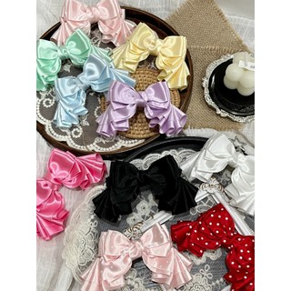 [TIEMNHABOSUA] NƠ LOLITA gắn balo gắn túi KEYCHAIN KẸP TÓC PHONG CÁCH TIỂU THƯ DỄ THƯƠNG CÀI NƠ BABYTHREE charm móc khoá