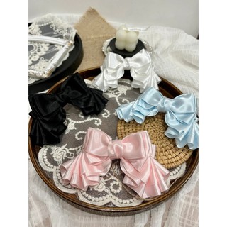 [TIEMNHABOSUA] NƠ LOLITA gắn balo gắn túi KEYCHAIN KẸP TÓC PHONG CÁCH TIỂU THƯ DỄ THƯƠNG CÀI NƠ BABYTHREE charm móc khoá