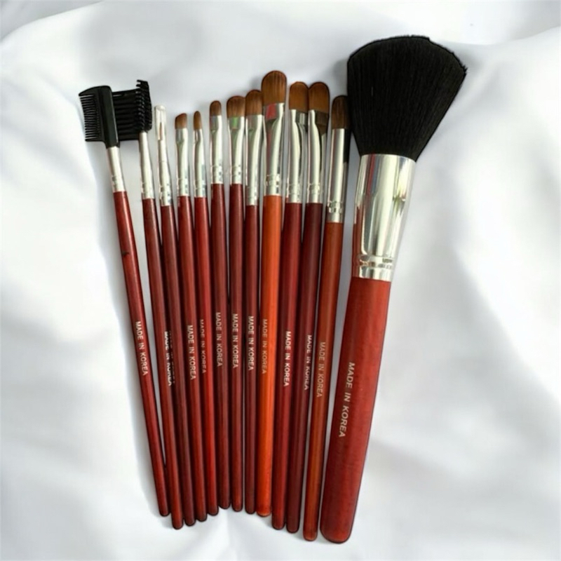 Bộ Cọ Trang Điểm Cá Nhân Korea 13 Cây – Lông Cọ Mềm Mại – Bám Phấn Tốt – Makeup Tự Nhiên – Dễ Vệ Sinh