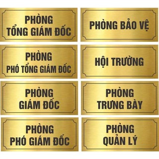[GIAO NHANH TRONG NGÀY] Bảng - Biển phòng ban, Giám đốc, Hành chính, kế toán, nhân sự cao cấp kt 15*30cm