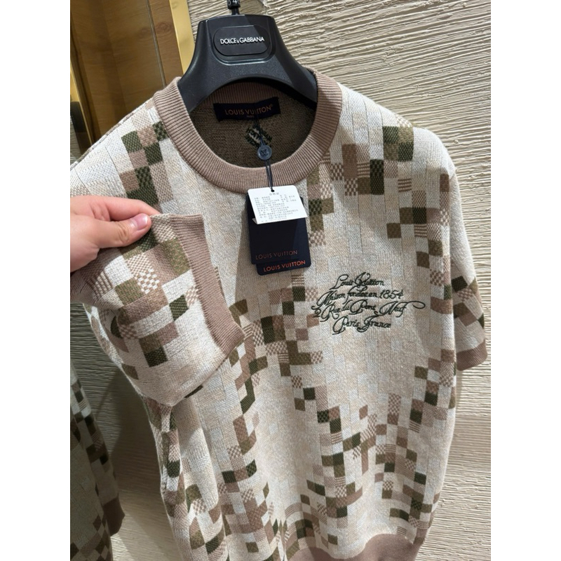 ⚡️[Hight Quality] Áo Phông 1-\/ Grey Damoflage Ready To Wear 25FW -Điểm Nhấn Logo Monogram Phối Thêu Cao Cấp Nam Nữ Qccc