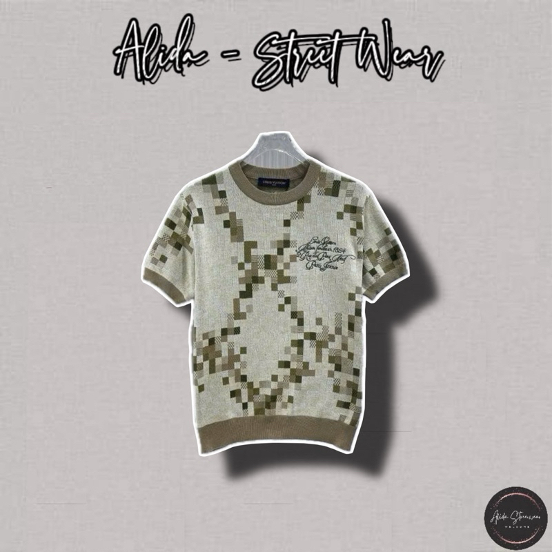 ⚡️[Hight Quality] Áo Phông 1-\/ Grey Damoflage Ready To Wear 25FW -Điểm Nhấn Logo Monogram Phối Thêu Cao Cấp Nam Nữ Qccc