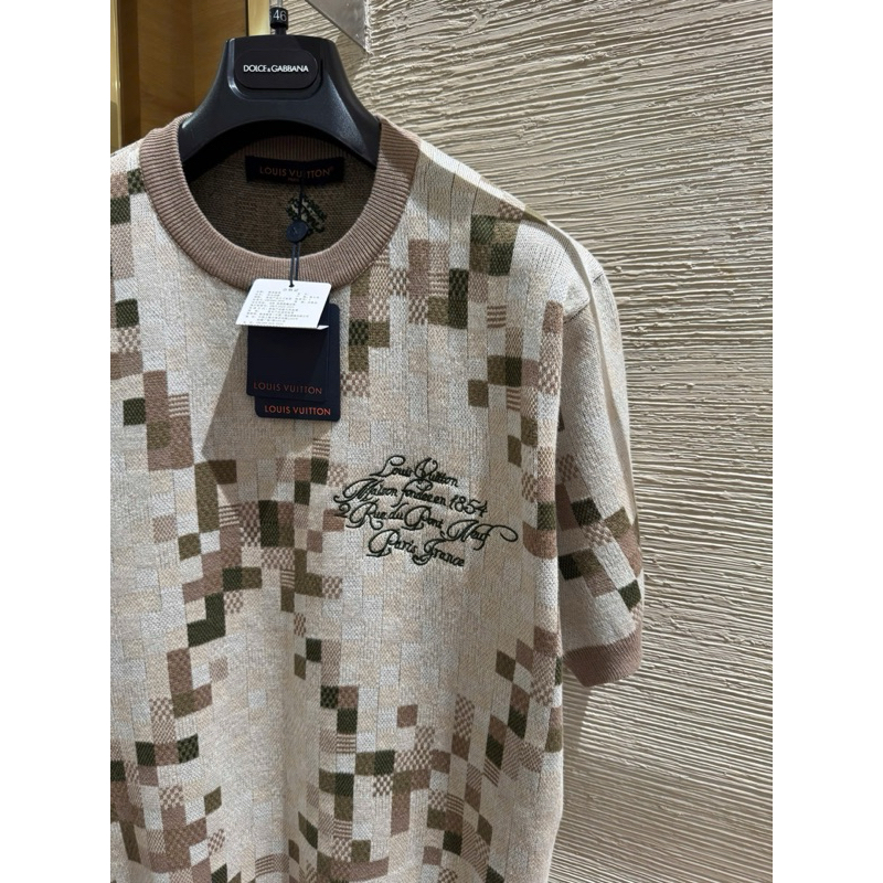 ⚡️[Hight Quality] Áo Phông 1-\/ Grey Damoflage Ready To Wear 25FW -Điểm Nhấn Logo Monogram Phối Thêu Cao Cấp Nam Nữ Qccc