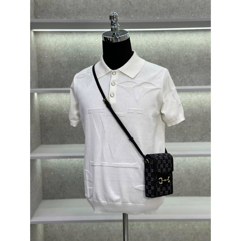 ⚡️[Hight Quality] Áo Cộc Tay Cồ Bẻ 1-\/  Logo Embroidered Ready To Wear - Điểm Nhấn Logo Dập Nổi Sang Chảnh Nam Nữ Qccc