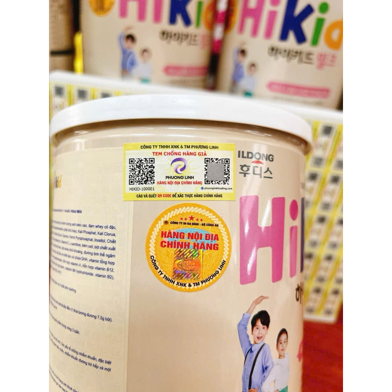 Sữa Hikid Vani mẫu mới quét mã chính hãng cho bé 1-9 tuổi