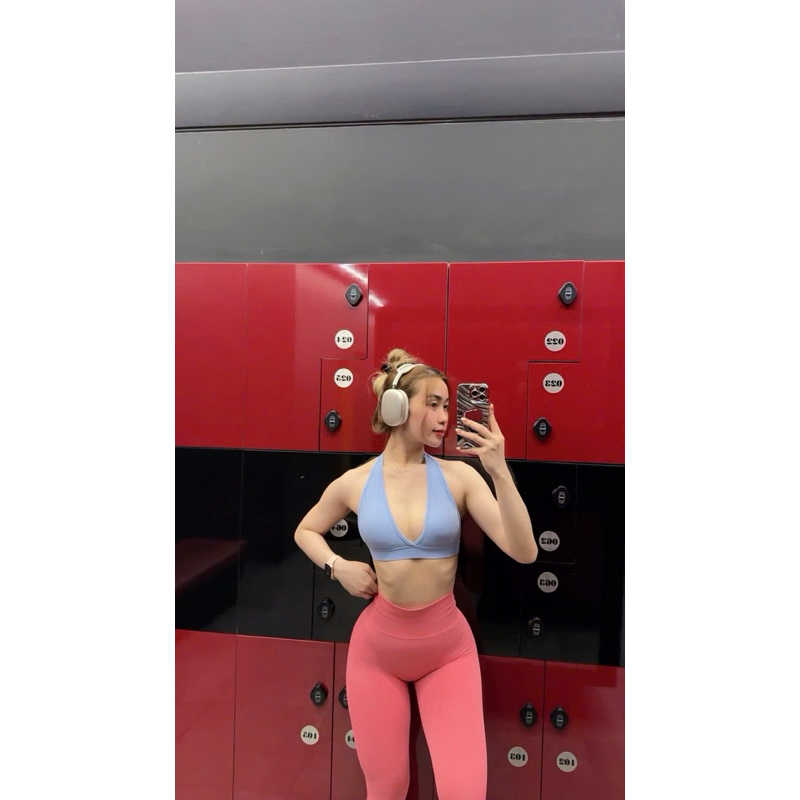 MIDORI SPORT - ÁO BRA CỔ YẾM CY8 - POLLY THUN LẠNH - KÈM MÚT RỜI  - THÍCH HỢP ĐI TẬP GYM , YOGA , AEROBIC