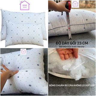 ruột gối vương miện, ruột gối hilton chính hãng cao cấp 45*65cm và 50*70cm