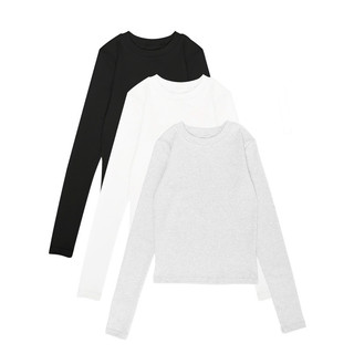MAHU - ÁO THUN ÔM TAY DÀI COTTON BỐN CHIỀU CO GIÃN.