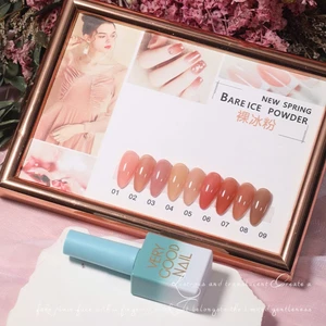 Sơn thạch 9 màu Very Good Nail tách lẻ chất đậm đặc, bám móng, lên màu chuẩn chai 15ml