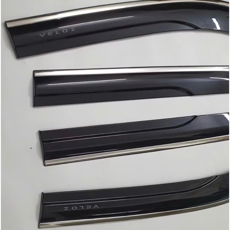 Vè che mưa xe Toyota Veloz 2022-2026 chỉ inox hàng cao cấp