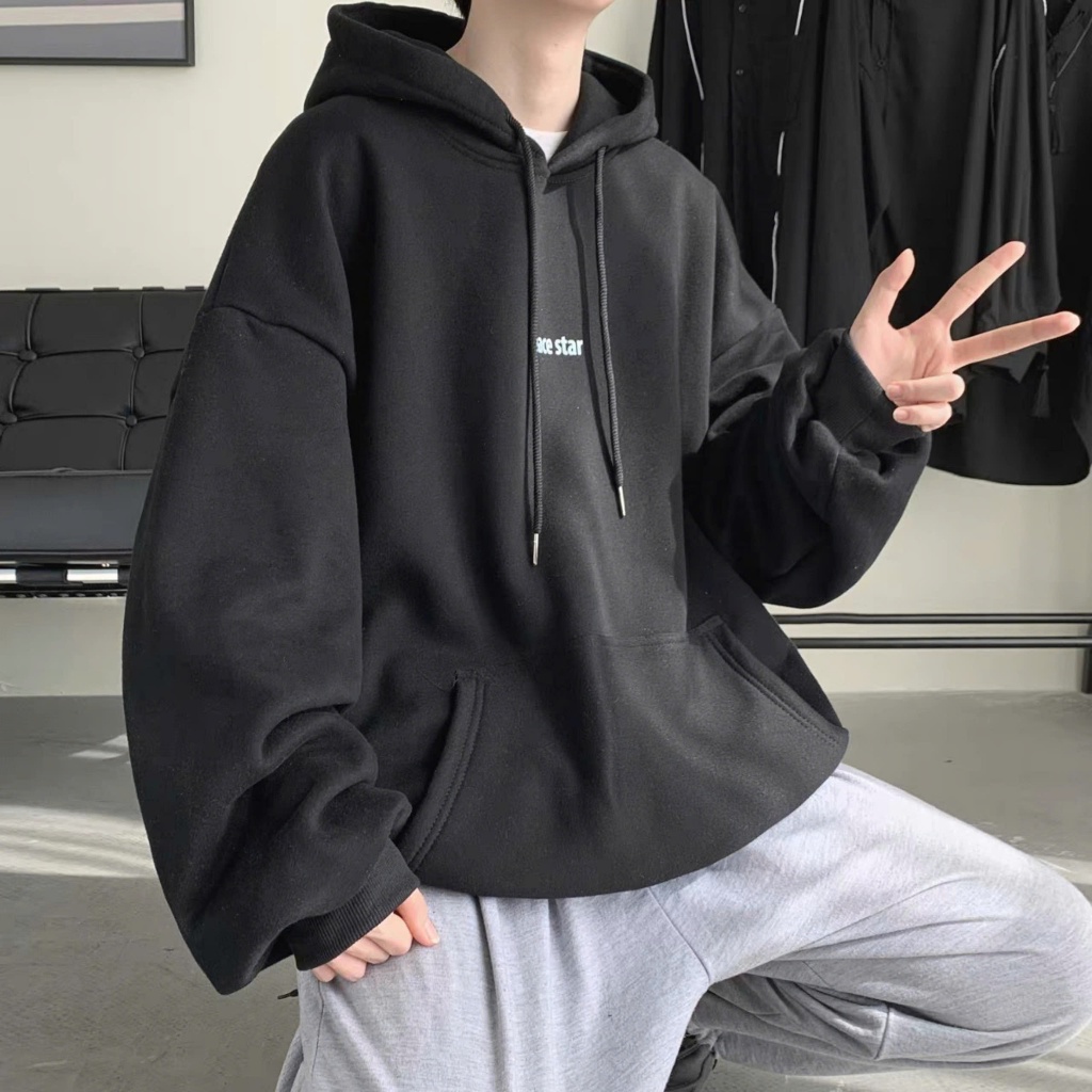 Áo khoác hoodie Space star nỉ siêu rẻ phù hợp nam nữ (có feedback+ video sản phẩm thật ) - PEACE L1