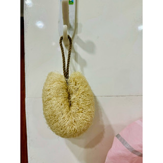 Bông Tắm Xơ Mướp Nguyên Bản KB Ecolife Không Tẩy Trắng,Tạo Bọt Mịn Massage Tẩy Tế Bào Chết