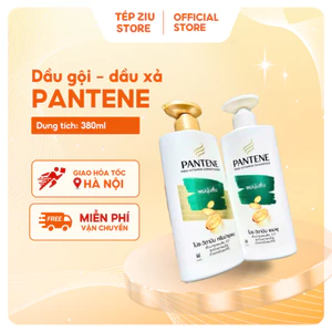 Dầu Gội pentin - Dầu Xả PANTEN Thái Lan chai 380ml Có Vòi -Nuôi Dưỡng Tóc Bóng Mượt, Chắc Khoẻ, Ngừa Rụng Tóc