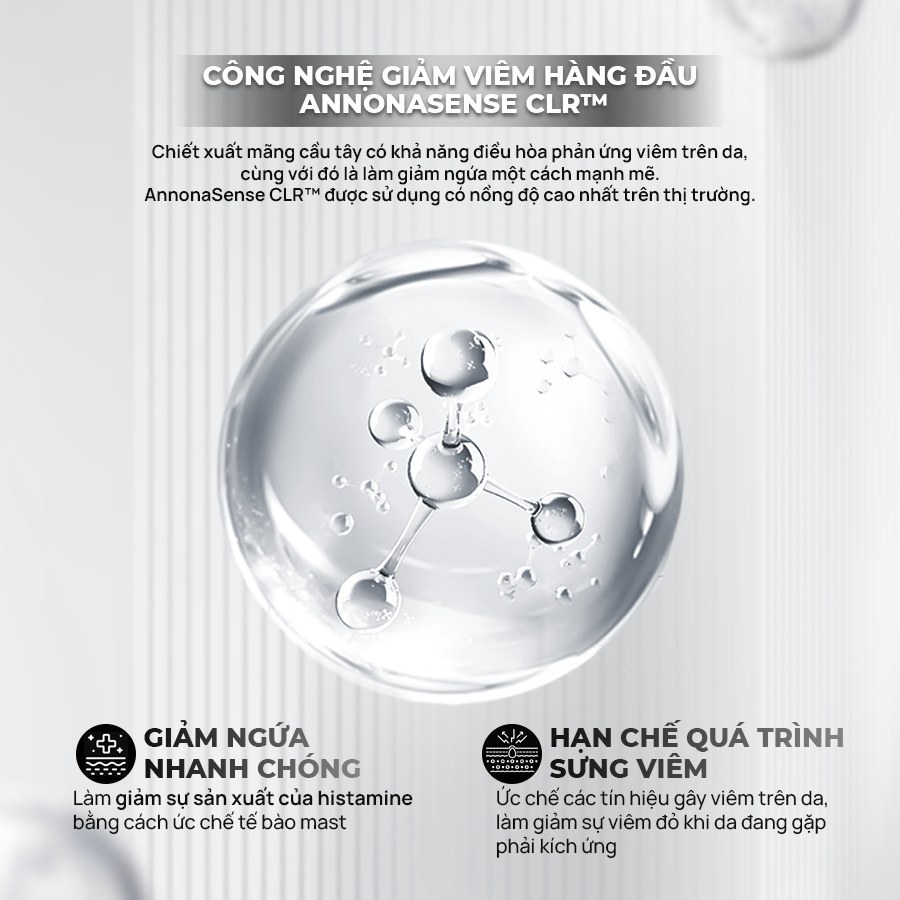 Ảnh Tinh chất Hyaluronic Acid giảm viêm ngứa, cấp ẩm sâu, ngăn ngừa lão hóa - HA ULTRA RESCUE SERUM 30ML BIBALA 4