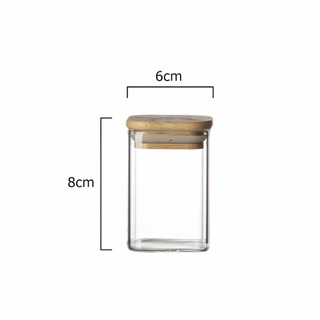Hộp Thủy Tinh Đựng Thực Phẩm, Hộp Đựng Ngũ Cốc 600/800/1000/1500 ML SUNNY DAY