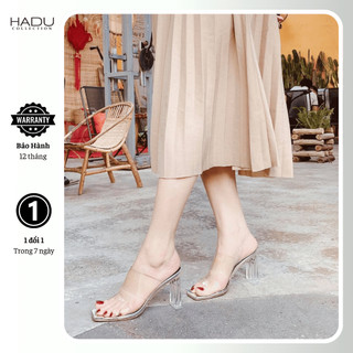 Dép Cao Gót 9P Quai Mika Trong HADU GD59 Hàng Cao Cấp Êm Mềm Sườn 4 Lớp Vững Chắc BH 12 Tháng