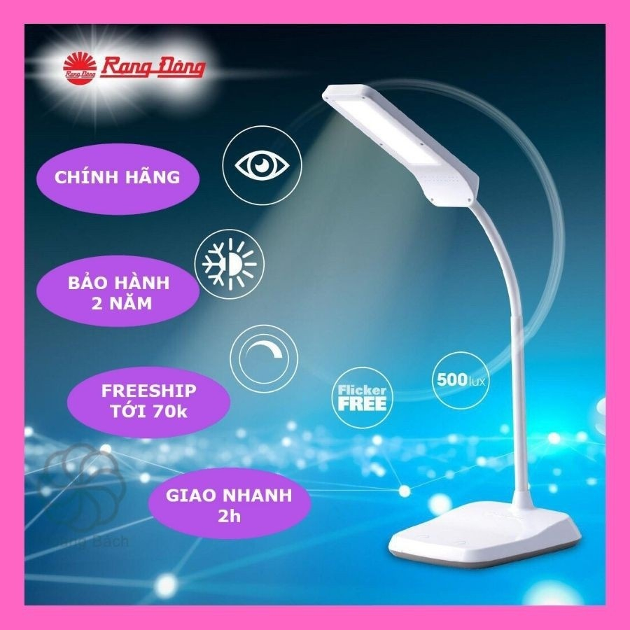 Đèn Bàn Rạng Đông RL-36 Chính Hãng - Chống Cận, Công Tắc Cảm Ứng, 3 Chế Độ Sáng Điều Chỉnh Linh